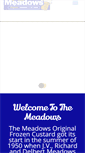 Mobile Screenshot of meadowsfrozencustard.com